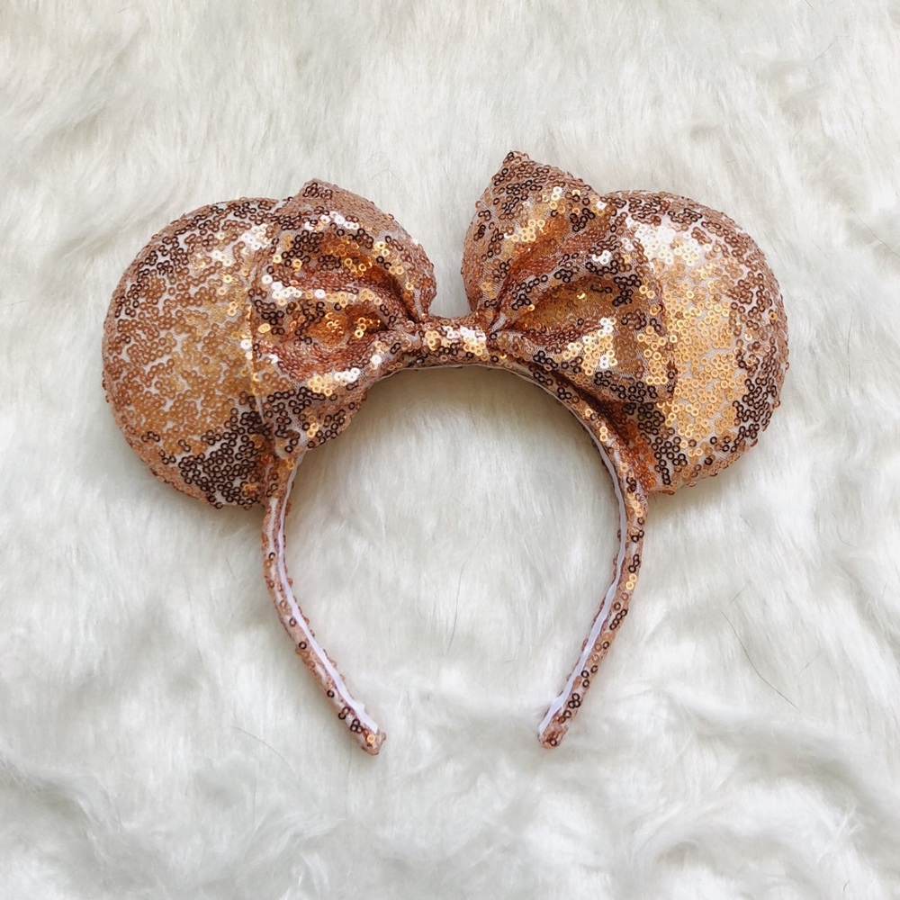 Rose Gold Minnie Mouse Ears